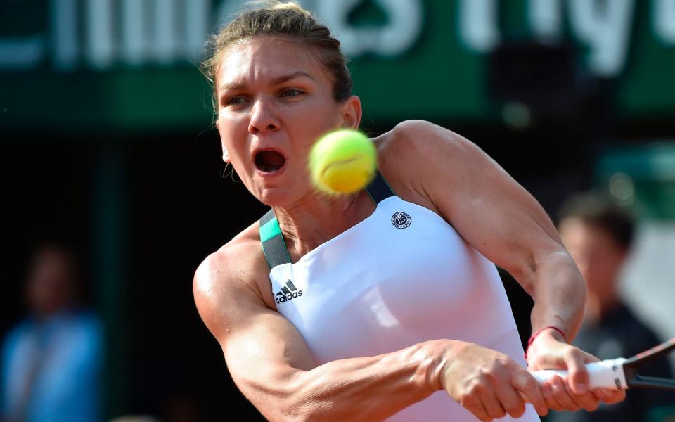 Simona Halep  - Credit: AFP