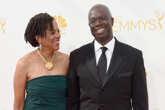 <p>Frazer Harrison/Getty Images</p> Ami Brabson and Andre Braugher