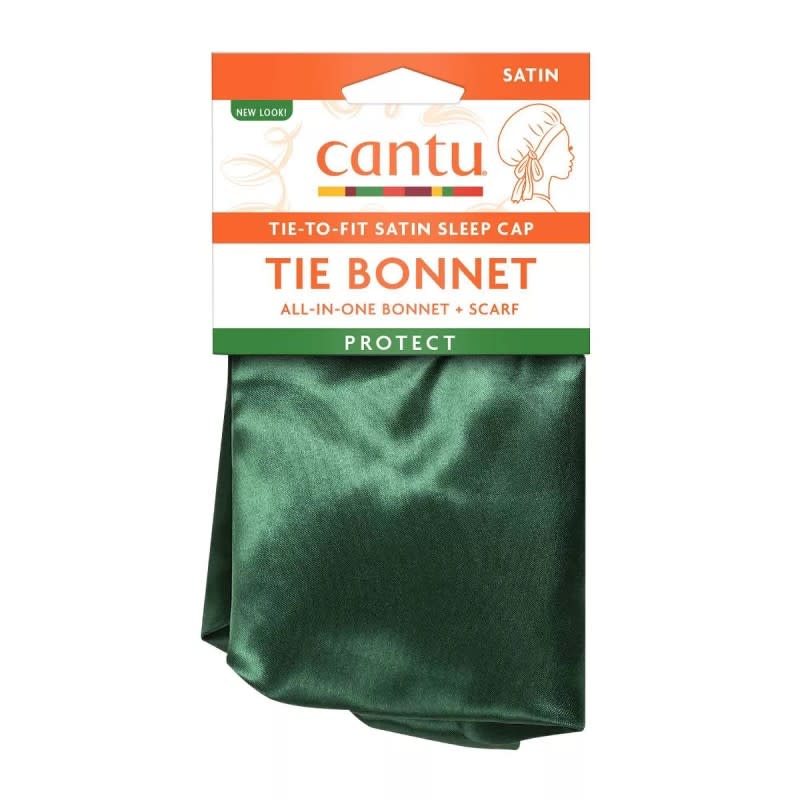 <p>Cantu Satin Tie Bonnet, $11, <a href="https://howl.me/clRj9Uw8H4T" rel="nofollow noopener" target="_blank" data-ylk="slk:available here;elm:context_link;itc:0;sec:content-canvas" class="link ">available here</a></p>