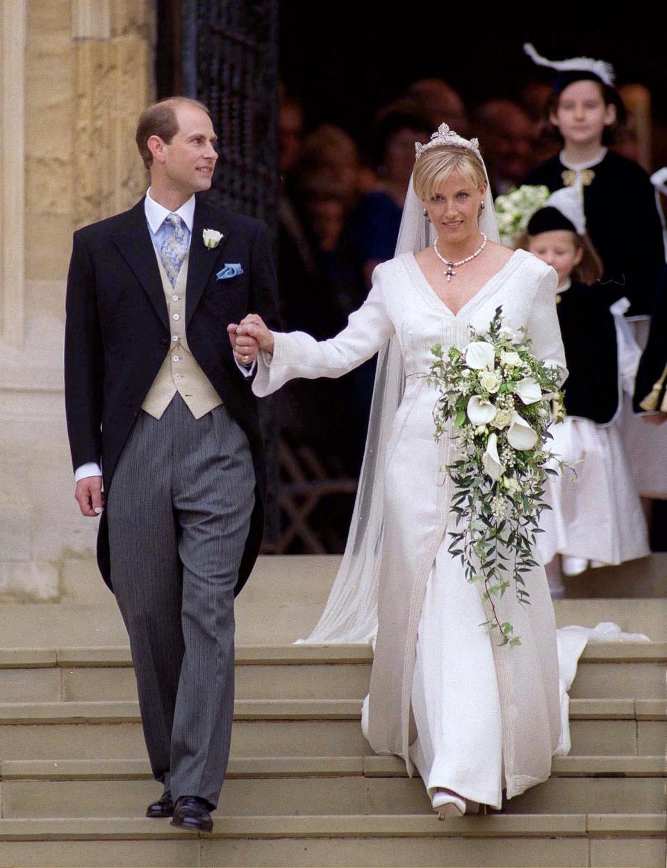 Prince Edward (the Queen's fourth child and third son) married Sophie Rhys-Jones on June 19, 1999. 