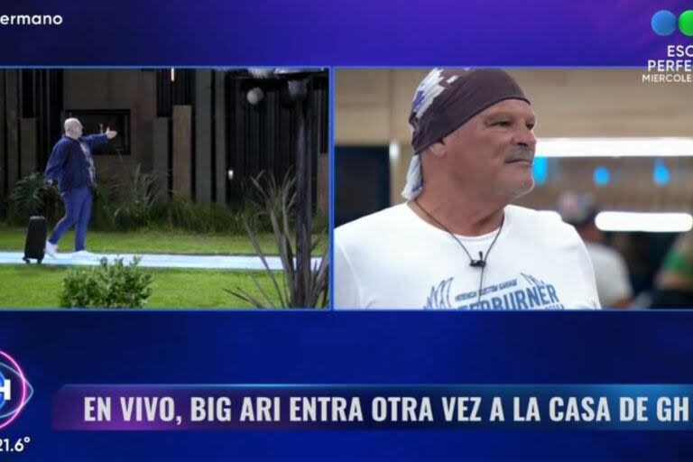 Ariel volvió a la casa de Gran Hermano y Alfa sorprendió a todos con su reacción. Captura: Telefe