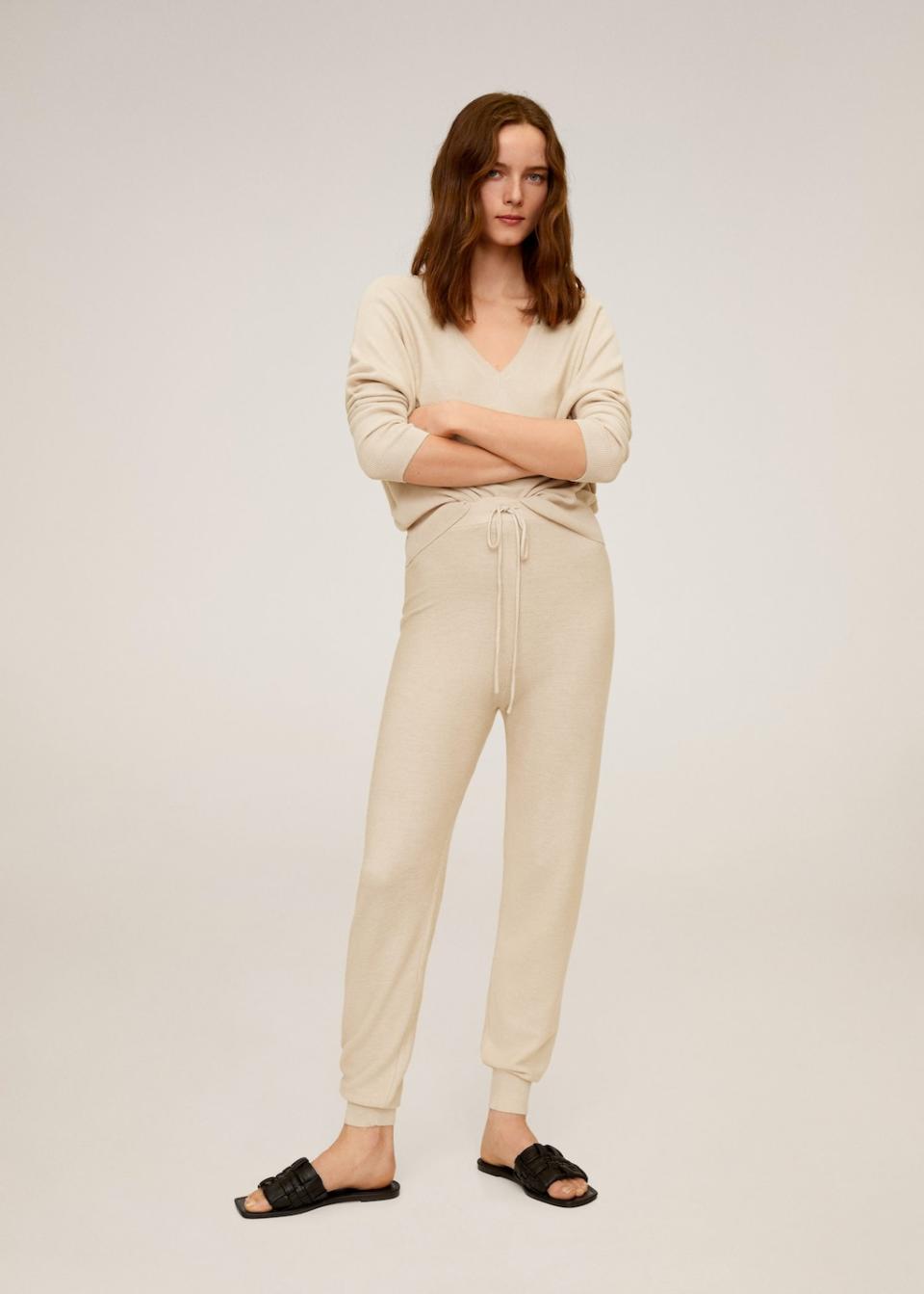 Knit Jogger-style Jogger and Modal Cotton-blend Sweater