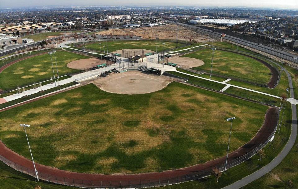 Ball fields at the Southridge Sports & Event Complex off Southridge Boulevard in Kennewick.