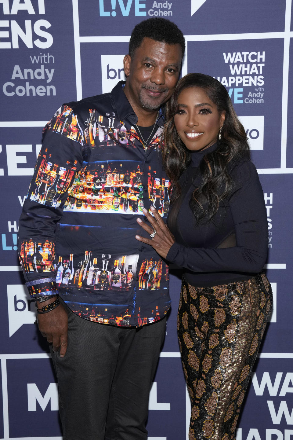 WATCH WHAT HAPPENS LIVE WITH ANDY COHEN -- Episode 19151 -- Pictured: (l-r) Cecil Whitmore, Dr. Simone Whitmore -- (Photo by: Charles Sykes/Bravo via Getty Images)
