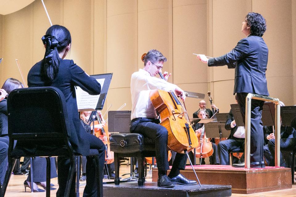 The Evansville Philharmonic Orchestra performs on Sunday, Jan. 22, 2023.