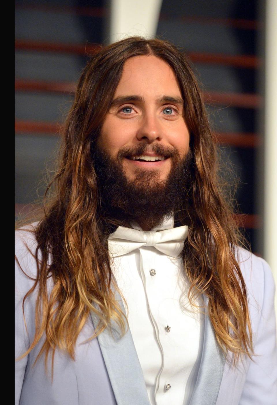 <p>Jared Leto doesn't really have a go-to hairstyle, as the actor changes it up more than most people change their toothbrush. But back in 2015, Leto stuck with long ombre hair for a solid amount of time. </p>