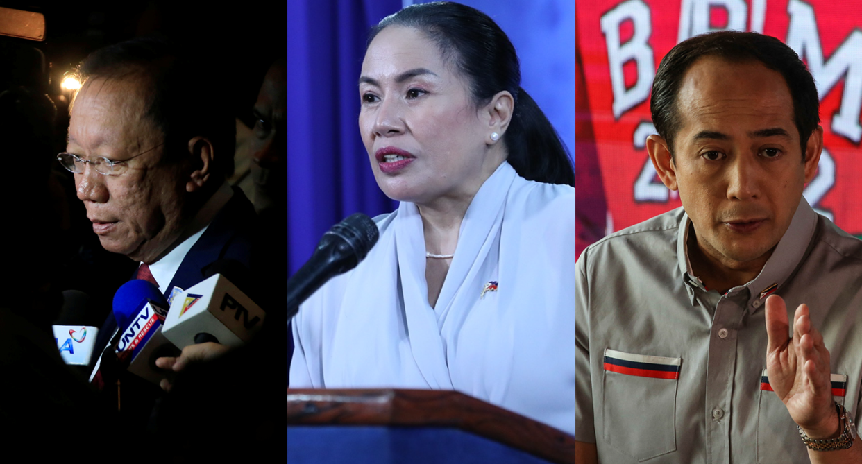 The resignation of three Ferdinand Marcos Jr. Cabinets were either due to medical or health reasons, or were just simply out of the Cabinet. (Photo credits: REUTERS/Romeo Ranoco; Jam Sta Rosa/AFP via Getty Images; Press Secretary Trixie Cruz-Angeles/Facebook)