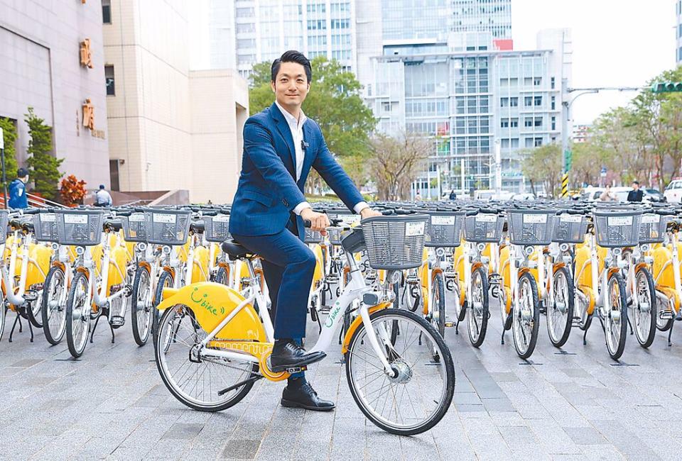 台北市長蔣萬安宣布，落實減碳、綠運輸目標，2月28日起台北市租借YouBike前30分鐘免費。（中時資料照／陳俊吉攝）