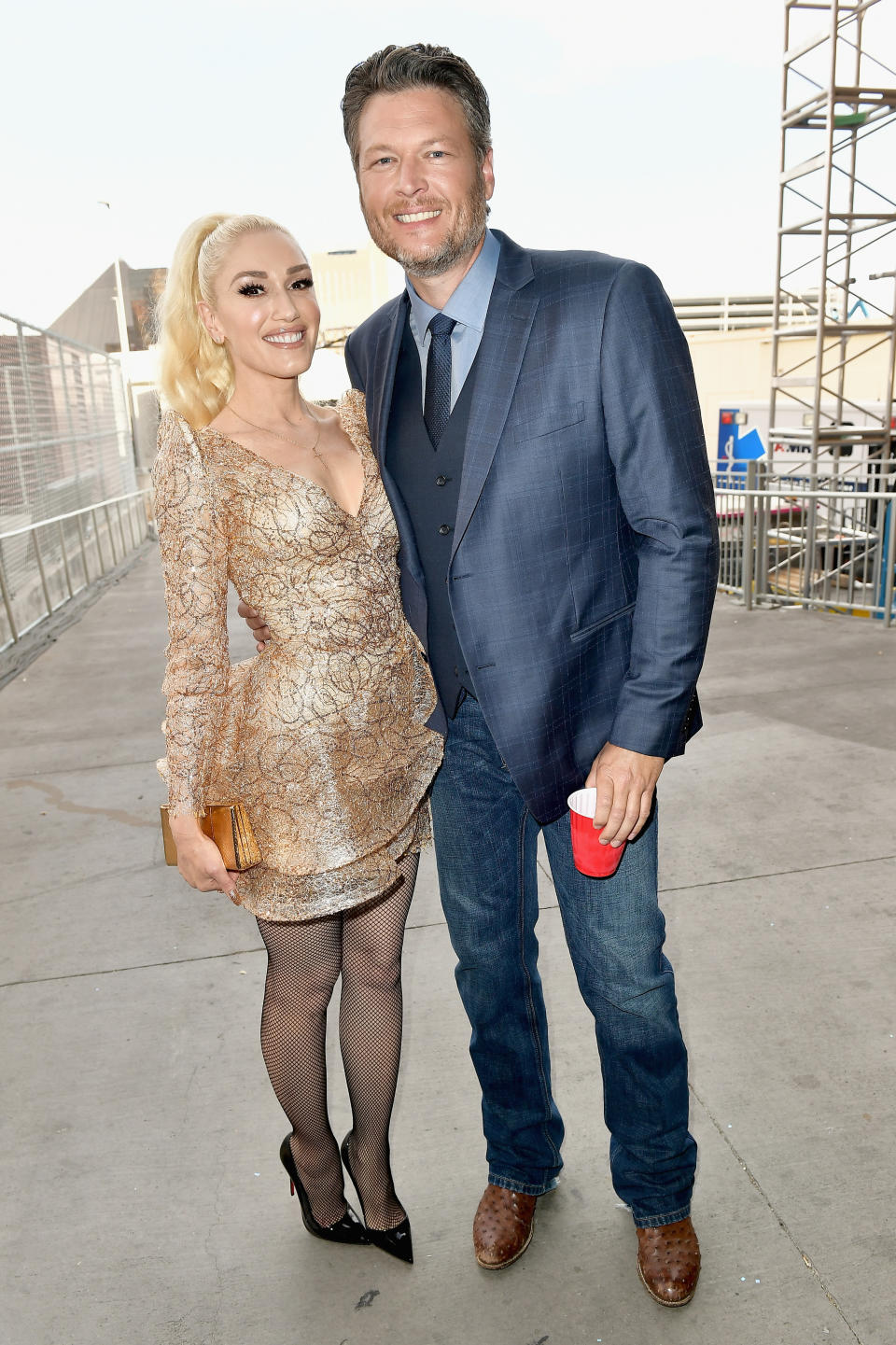 Blake Shelton, Gwen Stefani, shoes, Billboard Music Awards, Christian Louboutin