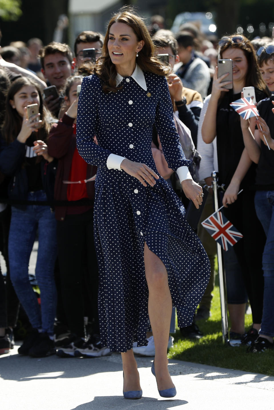 The Duchess of Cambridge at Bletchley Park on May 14, 2019. (Getty Images)