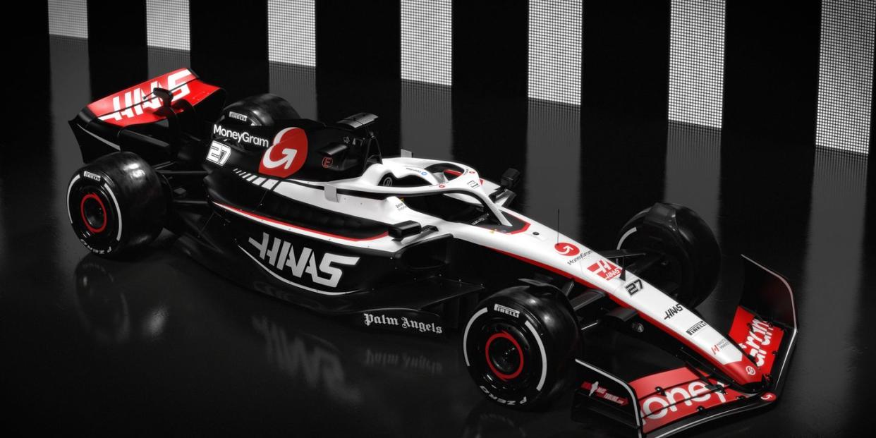 haas f1 team livery 2023