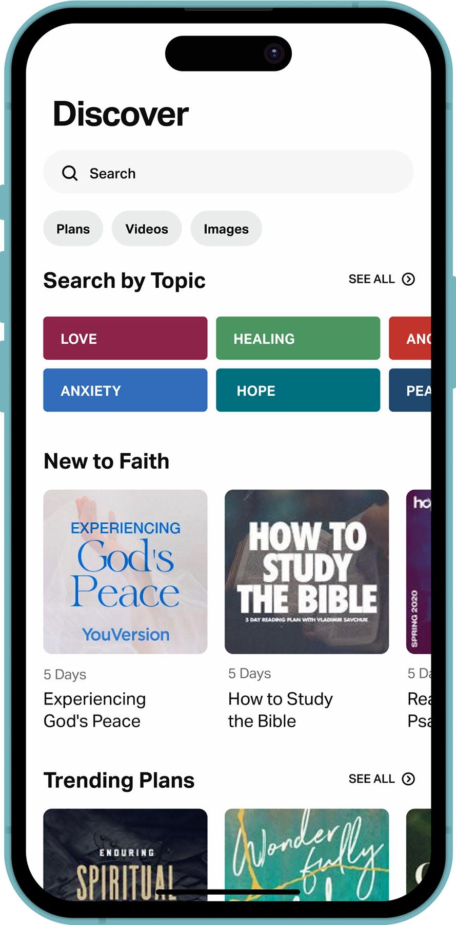 An image from the YouVersion Bible App is shown. [Provided]