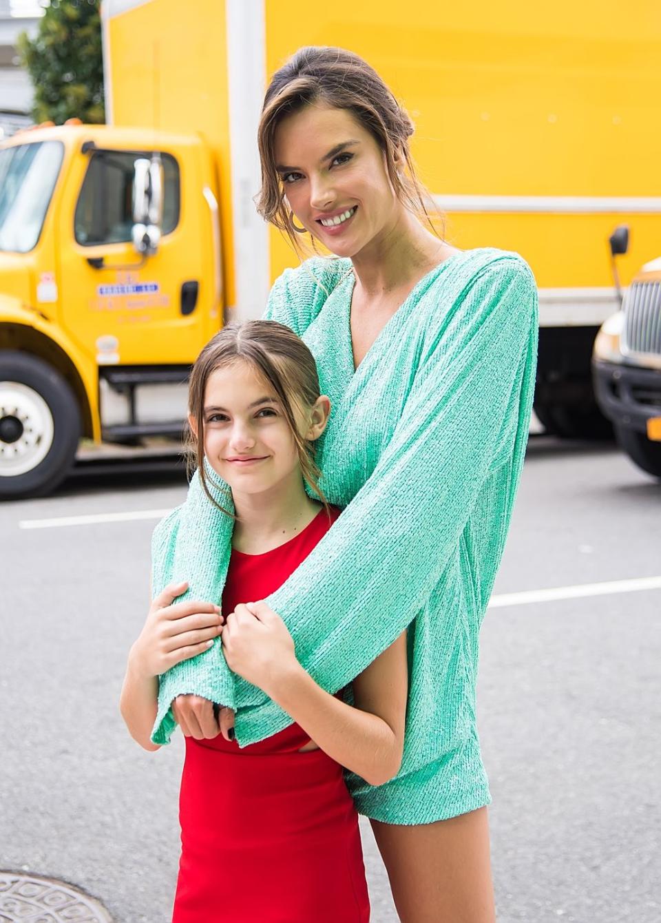 Alessandra Ambrosio and Anja Louise Ambrosio Mazur