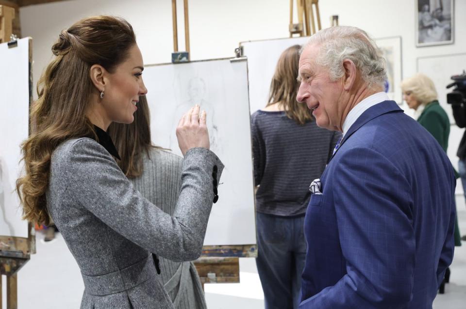 Charles reportedly visited Kate in hospital and went for lunch with her on Thursday (Chris Jackson/PA Wire)