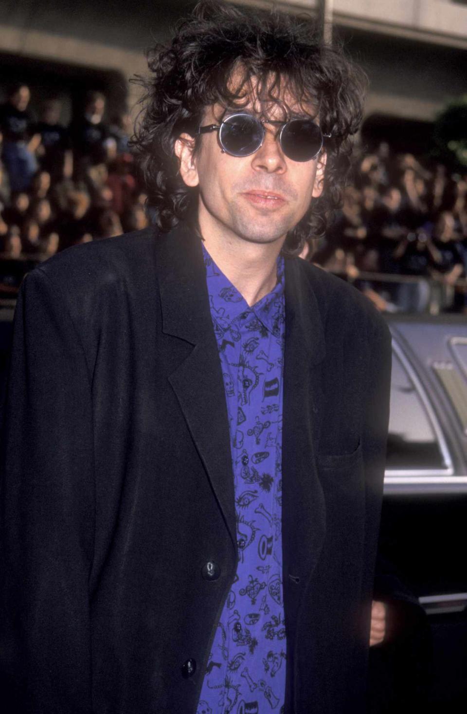 Tim Burton, director, at World Premiere of 