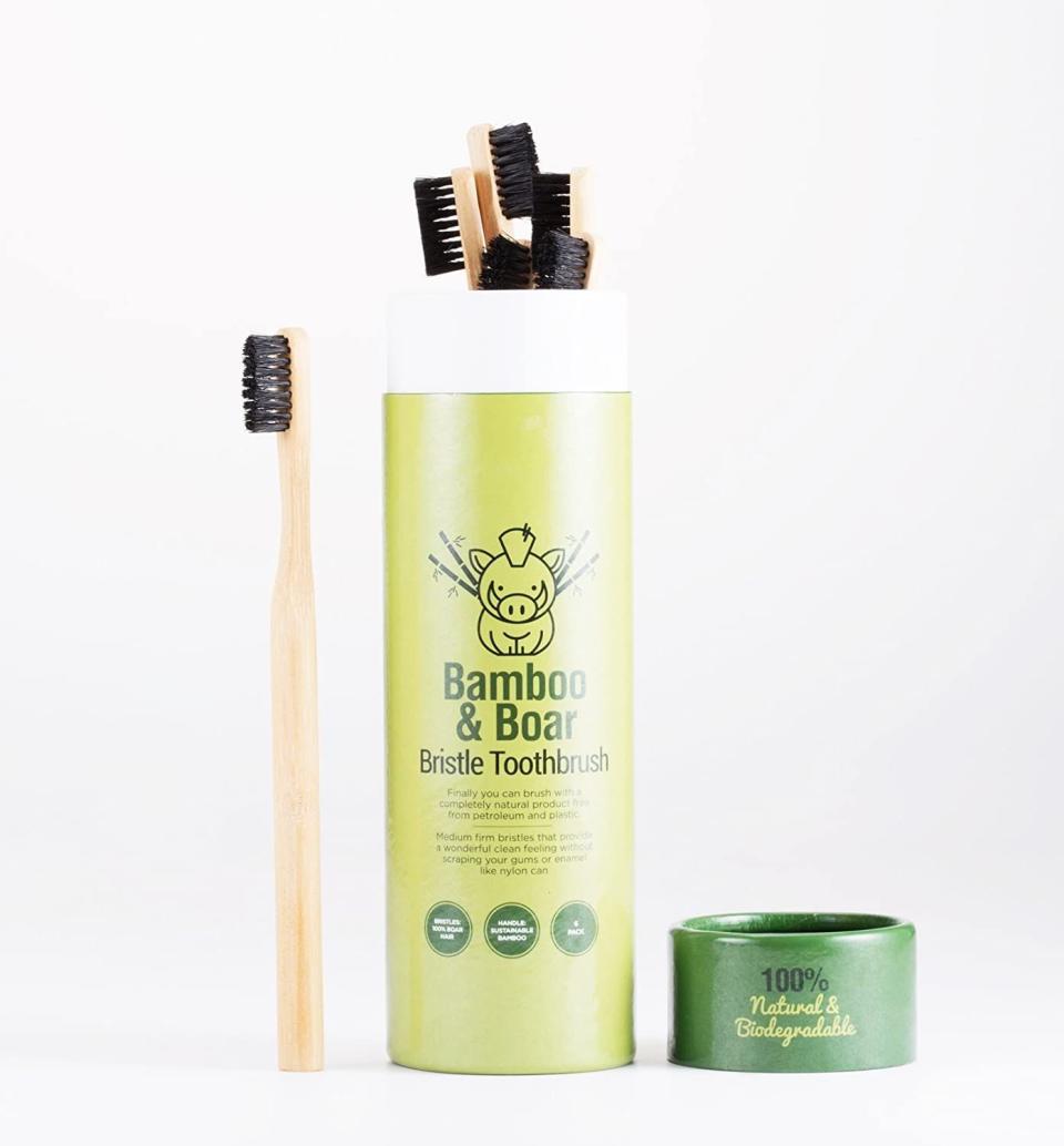 Natural Bristle Bamboo Toothbrush