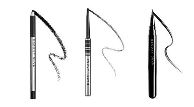 <strong>Kristen</strong><br />After approximately 20 years of wearing makeup, I've figured out that I need to stop buying any type of eyeliner not made by Marc Jacobs. It's a little on the pricier side, but it's worth it to have a creamy liner that doesn't pull at my eyelids and run down my face later in the day. Whether you want something smooth that'll glide on easily (Gel Eye Crayon), the finest of skinny lines (Ultra-Skinny Gel Eye Crayon) or a perfect liquid line (Magic Marc'er Precision Pen Waterproof Liquid Eyeliner), Marc's your man. And since I'm a redhead, I love that they offer shades of every liner in deep brown, which looks much more natural on me than black.<br /><br /><strong>Left: <a href="https://www.sephora.com/product/highliner-gel-crayon-P379434?skuId=1501311&amp;icid2=products%20grid:p379434" target="_blank">Marc Jacobs Beauty Highliner Gel Eye Crayon Eyeliner</a>, $25 (33 shades, 3 finishes)</strong><br /><strong>Center: <a href="https://www.sephora.com/product/fineliner-ultra-skinny-gel-eye-crayon-eyeliner-P404247?skuId=1773118&amp;icid2=products%20grid:p404247" target="_blank">Marc Jacobs Beauty Fineliner Ultra-Skinny Gel Eye Crayon Eyeliner</a>, $24 (7 shades)</strong><br /><strong>Right: <a href="https://www.sephora.com/product/magic-marcer-precision-pen-P380705?skuId=1505213&amp;icid2=products%20grid:p380705" target="_blank">Marc Jacobs Beauty Magic Marc'er Precision Pen Waterproof Liquid Eyeliner</a>, $30 (2 shades)</strong>