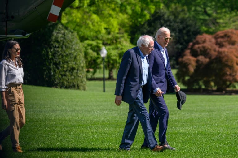 'Stop the bickering' Sanders voices support for Biden's candidacy