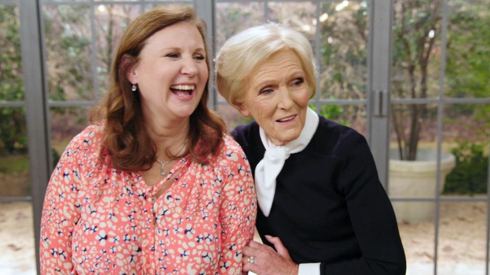 Angela Hartnett and Mary Berry are on the judging panel (BBC/Keo Films)