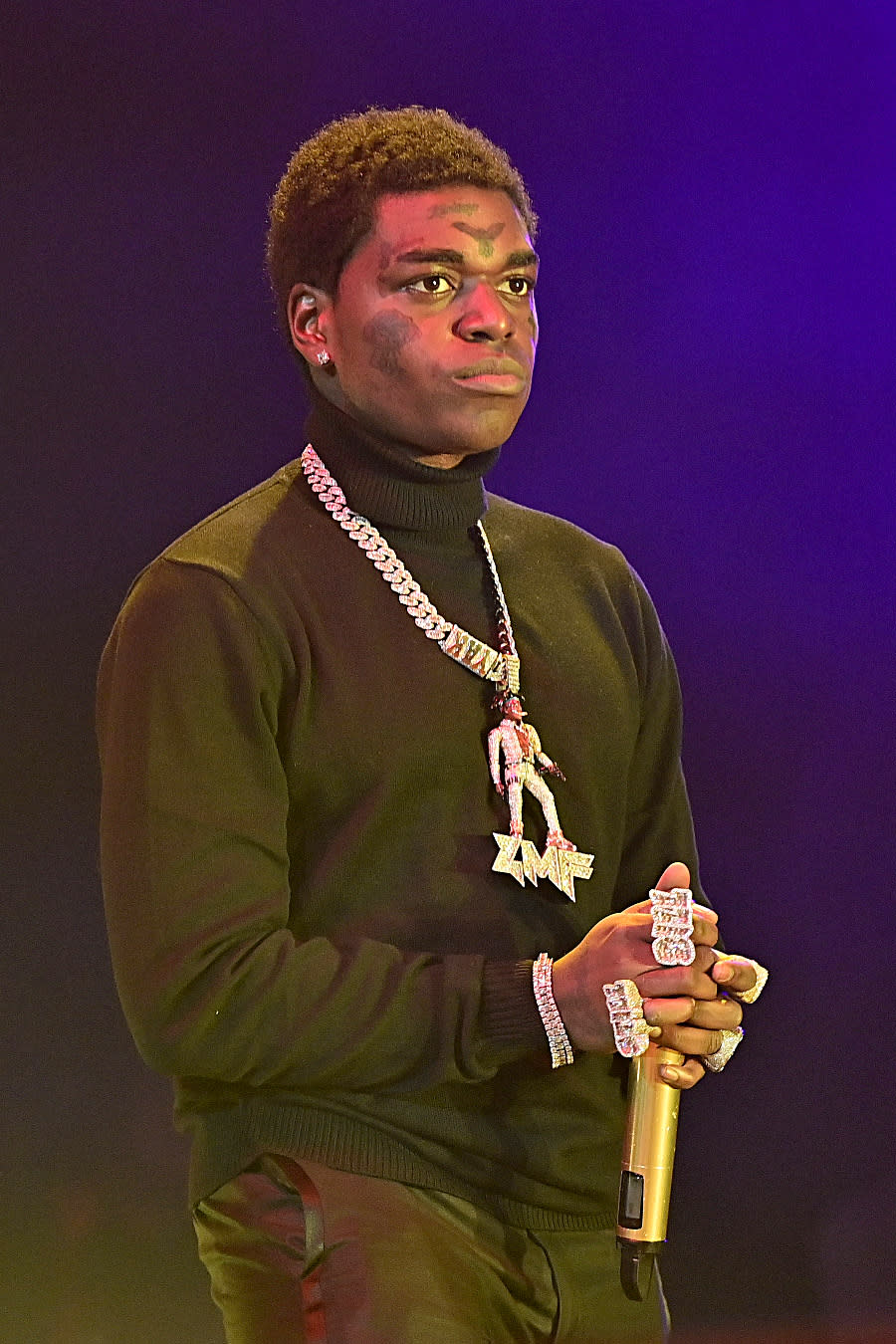 Kodak Black performs onstage during Powerhouse NYC on October 29, 2022 in Newark, New Jersey.