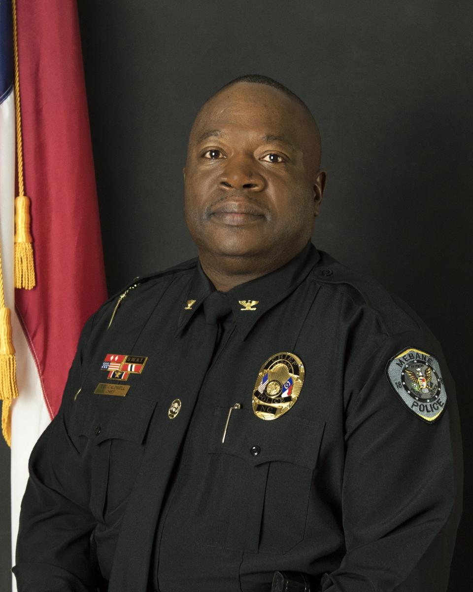 Mebane police Chief Terrence Caldwell