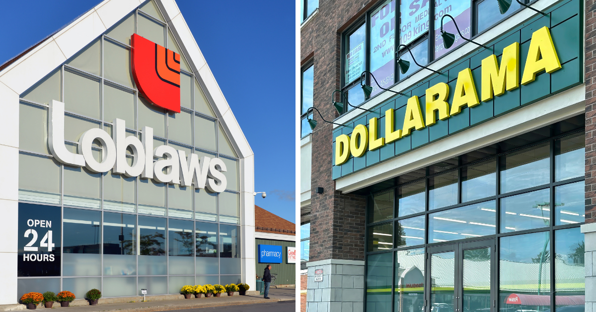 Grocery prices Canada: YouTube creator Johnny Strides compares prices at a Toronto Loblaws and a Dollarama store. 