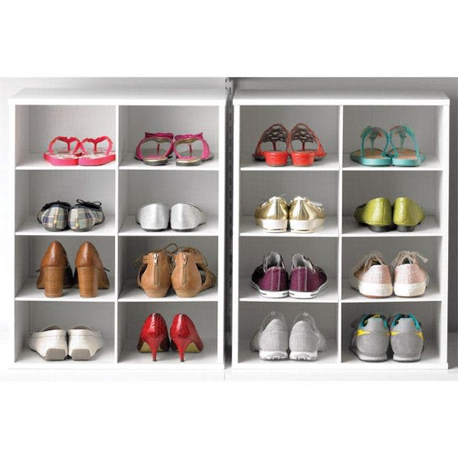 container store 8-Pair Shoe and Purse Organizer