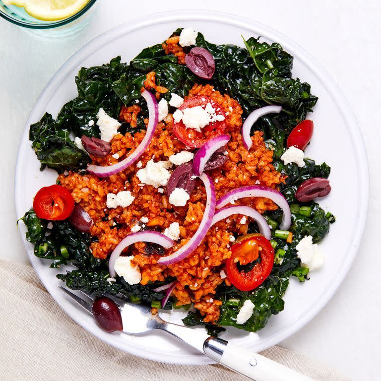 Tomato Fried Rice Salad