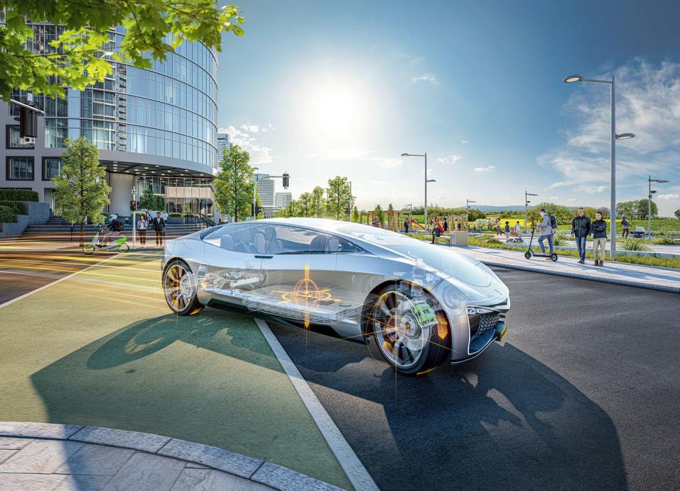 continental automated valet park demo car