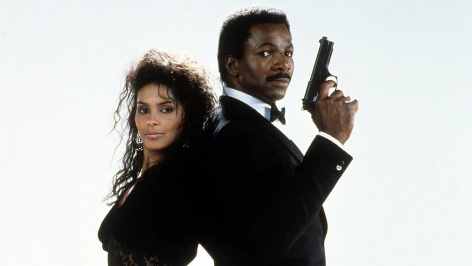 Vanity and Carl Weathers In 'Action Jackson'