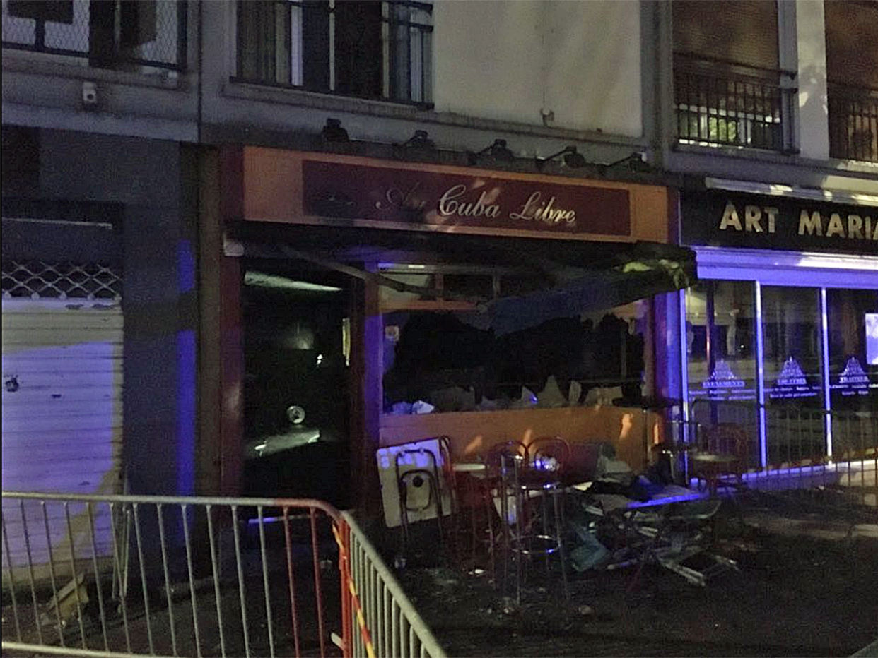 France bar fire