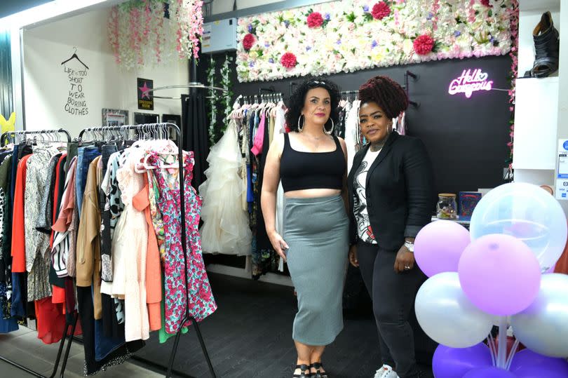 Nadine Lombanya and Venice Small of NV Boutique