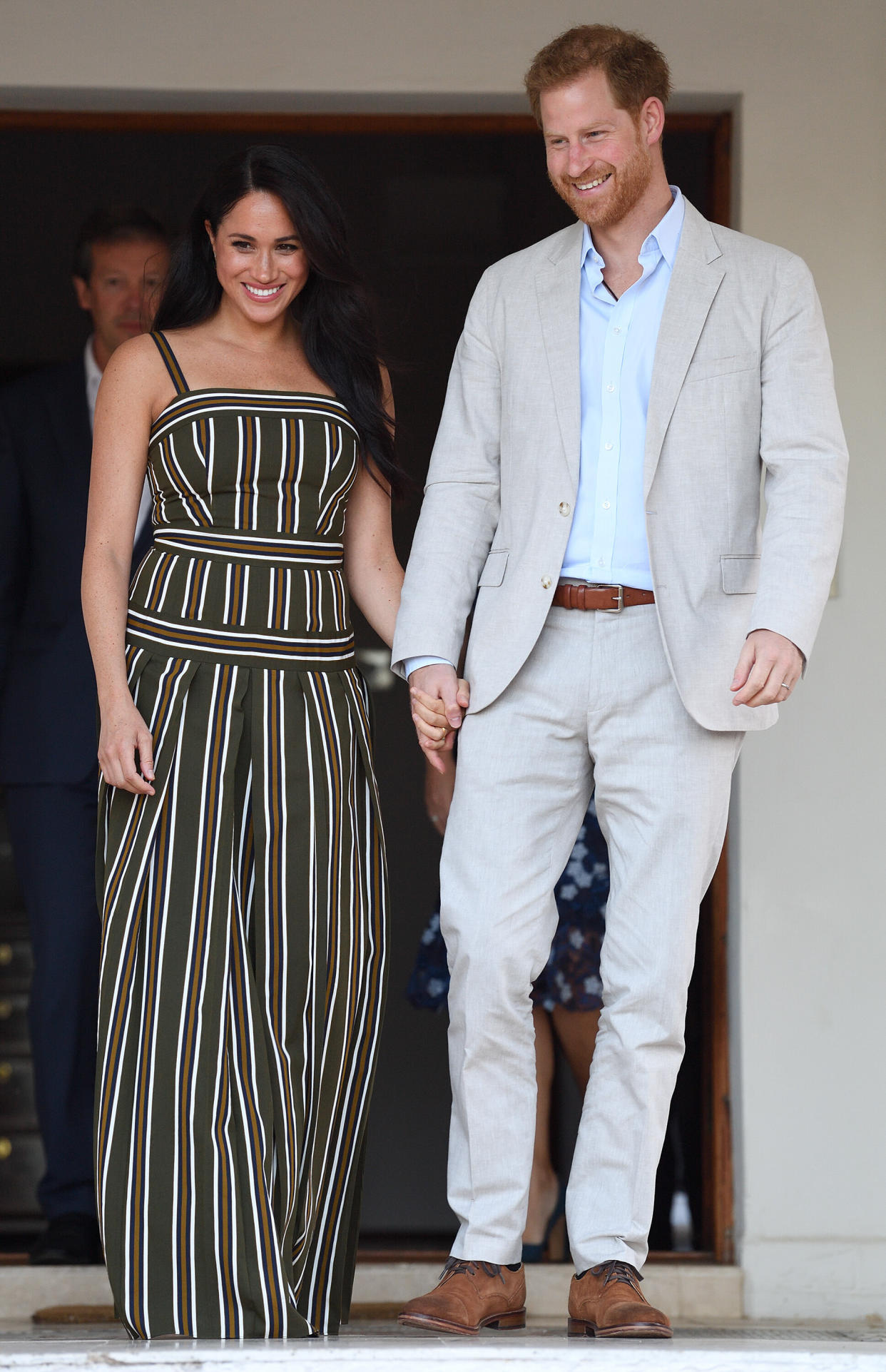 Harry and Meghan attend a reception for young people, community and civil society leaders at the Residence of the British High Commissioner in Cape Town, South Africa.