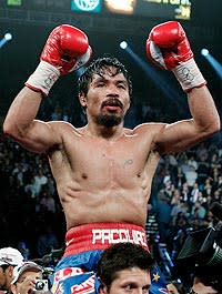 Manny Pacquiao won a controversial decision over Juan Manuel Marquez in his last fight