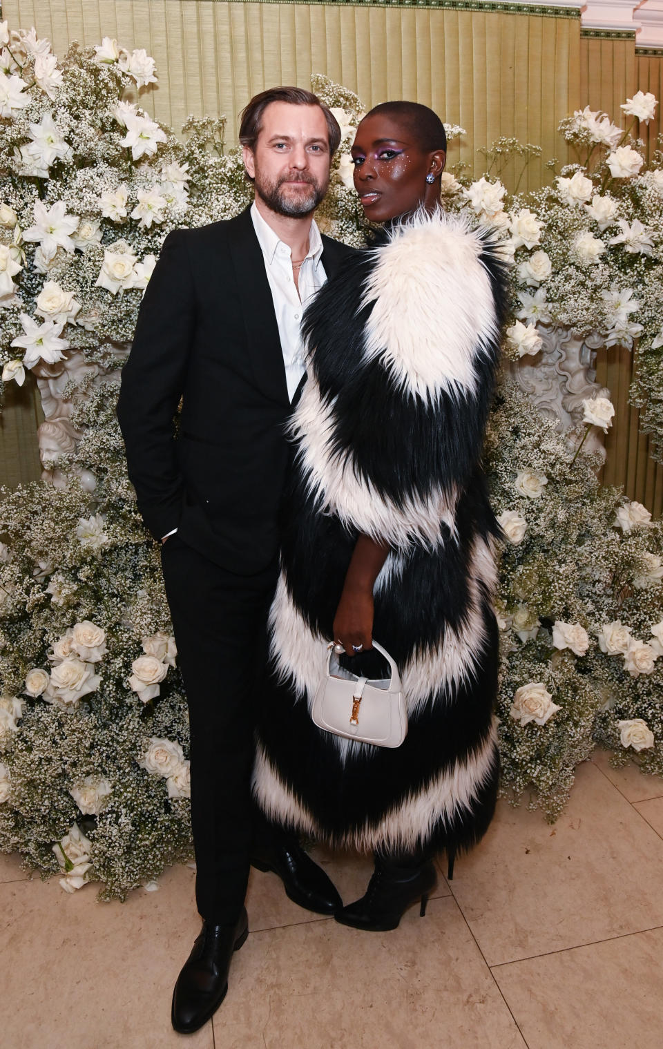 Jodie Turner-Smith and Joshua Jackson at an event