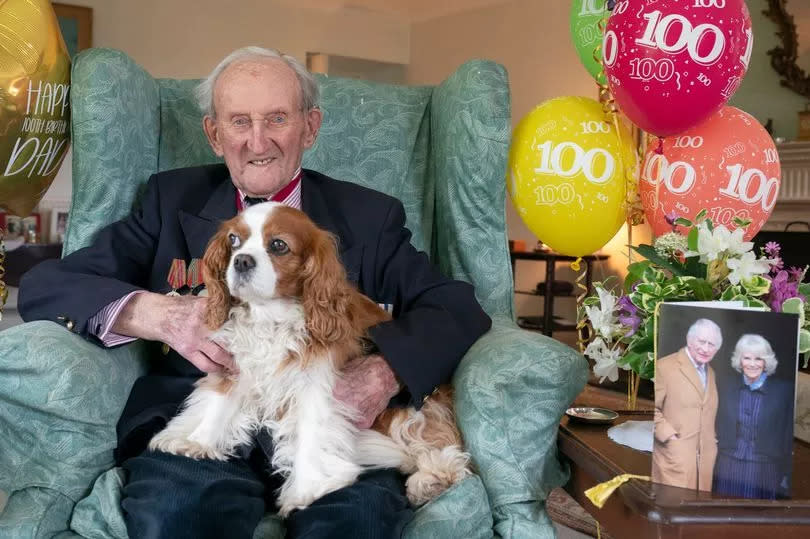 Vice Admiral Sir Thomas Baird, from Symington in Ayrshire, celebrates his 100th birthday