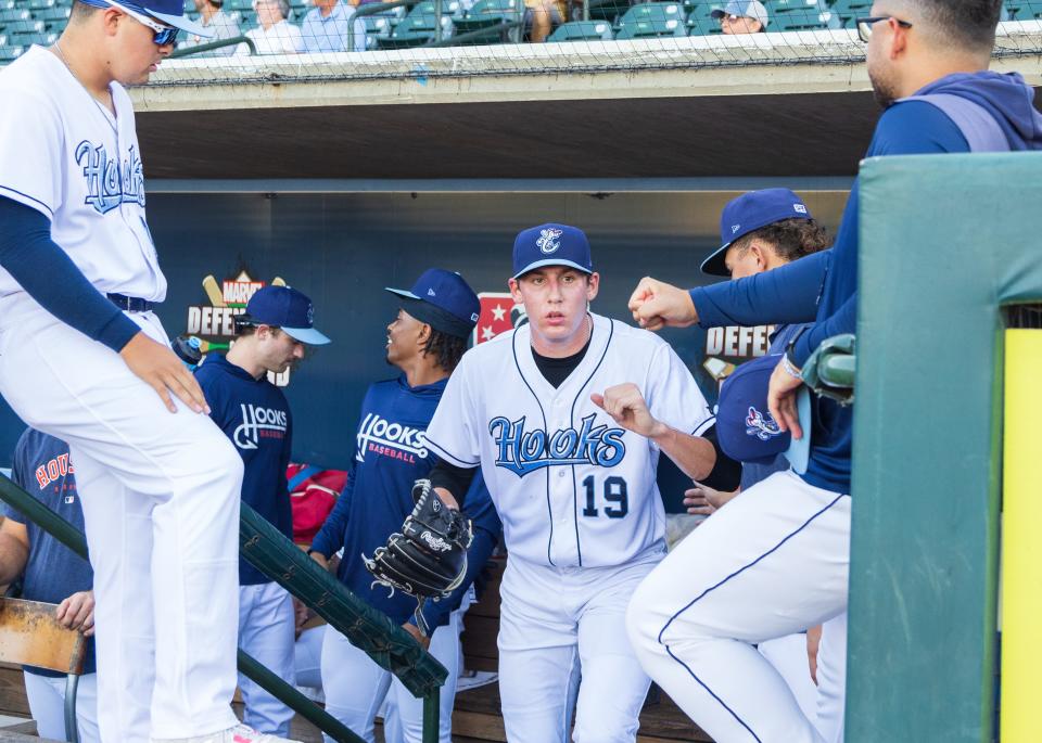 2019 Clear Fork grad AJ Blubaugh made the most of his time in Corpus Christi before being called up to Triple-A Sugar Land and is now just one step away from the majors.