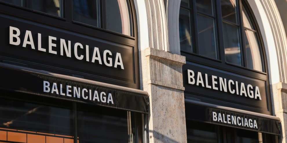 balenciaga storefront