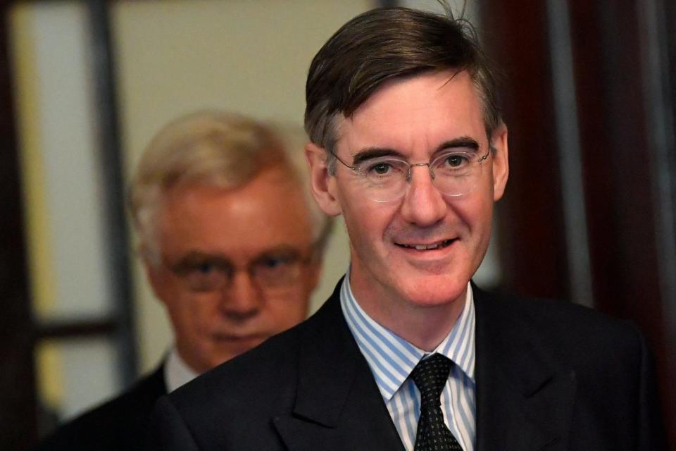 Leading Conservative Party Brexiteer Jacob Rees-Mogg (REUTERS)