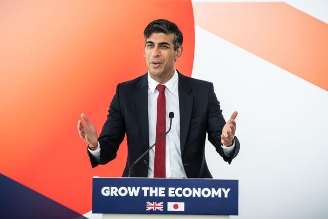 Prime Minister Rishi Sunak reportedly wants the UK and Japan to work together to add resilience to the supply chain  (PA)