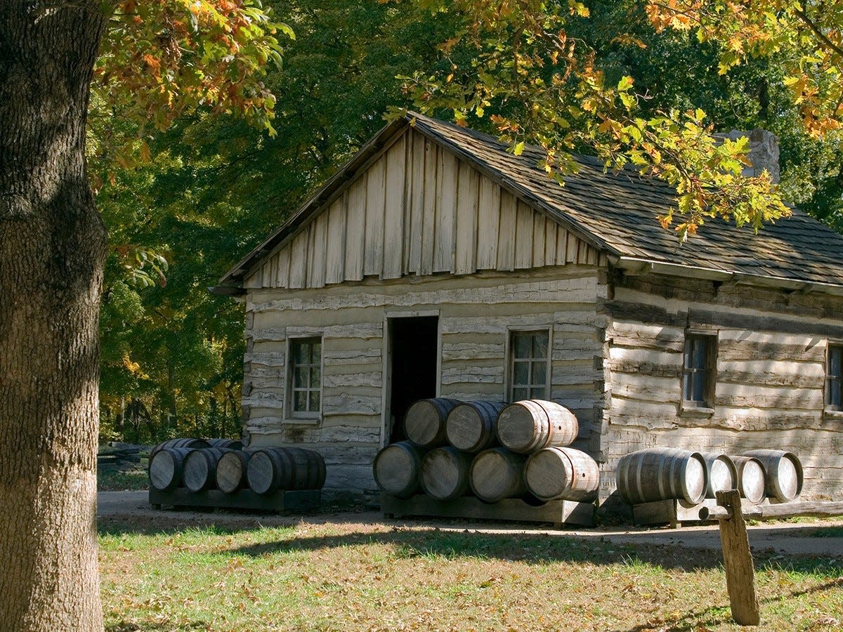 Lincoln's New Salem Historic Site is about 20 miles northwest of Springfield.