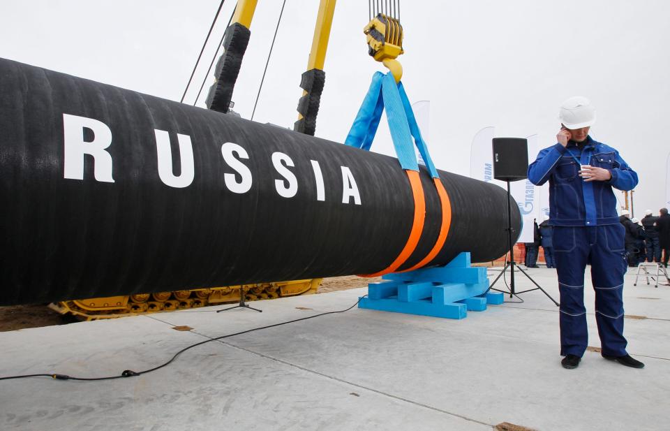 Der Ort Portowaja ist der Startpunkt für die Pipeline Nord Stream 1. - Copyright: picture alliance / ASSOCIATED PRESS | Dmitry Lovetsky