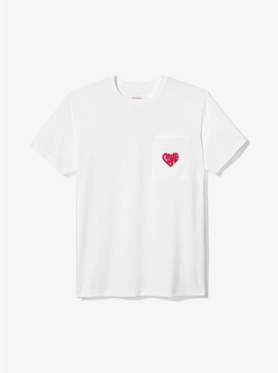 Watch Hunger Stop LOVE Organic Cotton Unisex T-Shirt