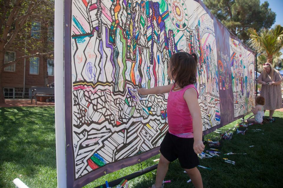 A dedicated area for children is part of the family-friendly fun at the annual St. George Art Festival, which is set to return to the city's Historic Town Square park this April 7 and 8.