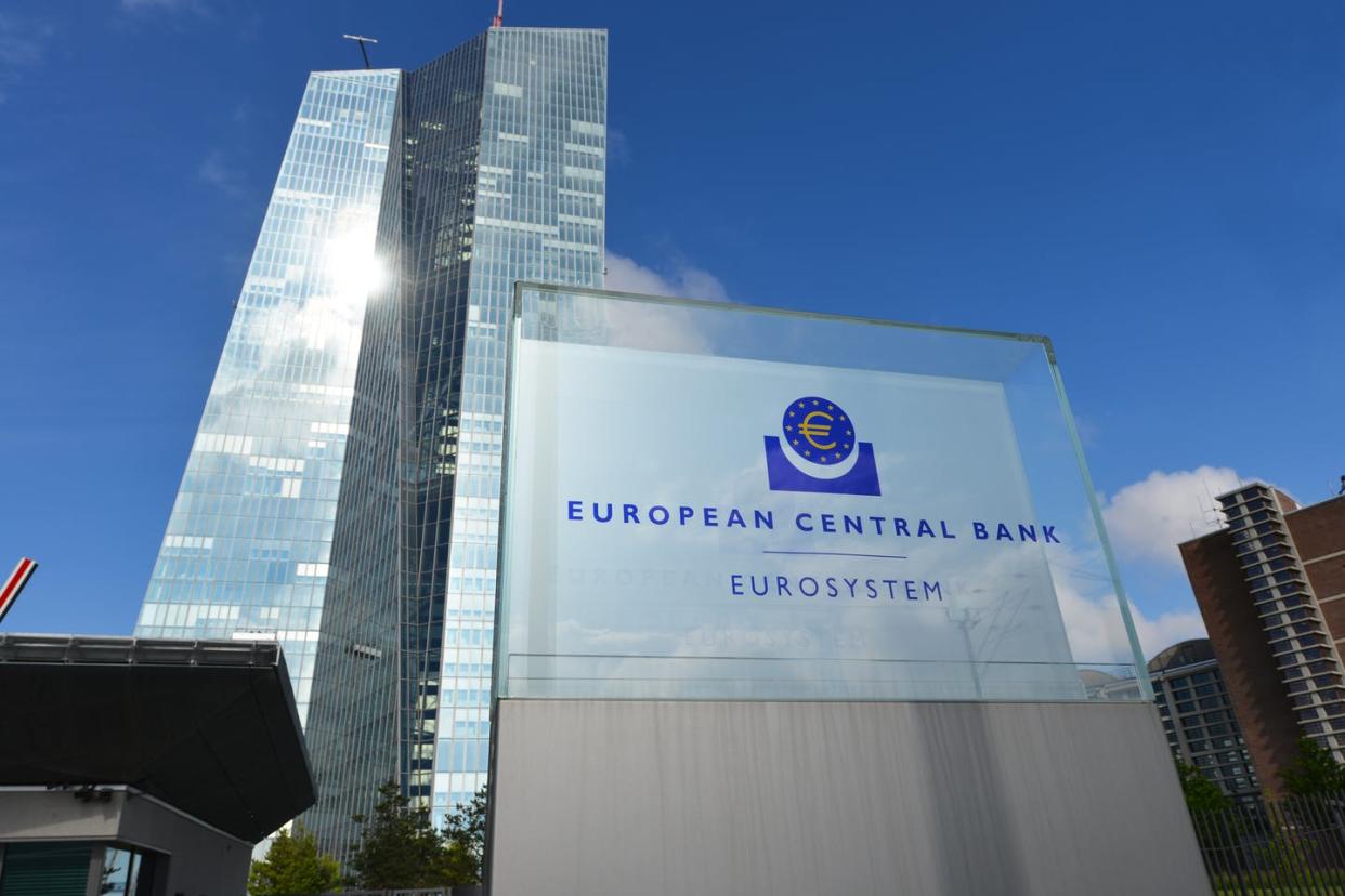 Sede principal del Banco Central Europeo en Fráncfort. <a href="https://www.shutterstock.com/es/image-photo/frankfurt-hesse-germany-may-16-2018-1610784274" rel="nofollow noopener" target="_blank" data-ylk="slk:Shutterstock / nitpicker;elm:context_link;itc:0;sec:content-canvas" class="link ">Shutterstock / nitpicker</a>