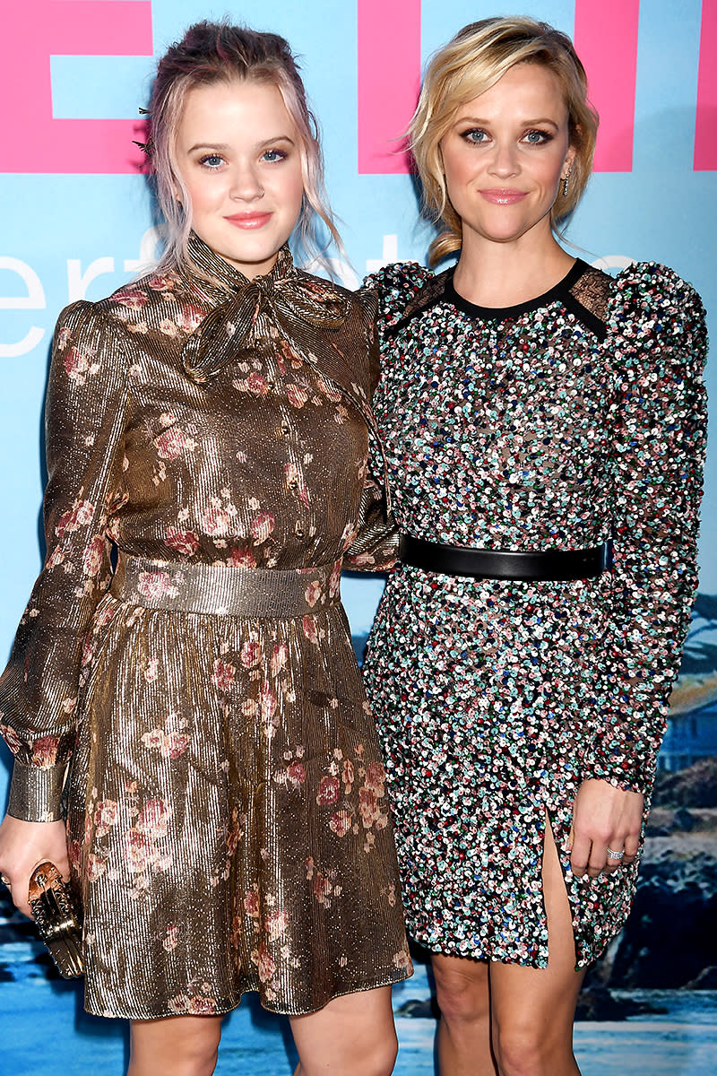 <p>One of Ava’s jaw-dropping appearances with her mom came at the <i>Big Little Lies</i> premiere party. However, her emergence in the public eye hasn’t been forced upon her by Reese. “We talk about things… like what she’s comfortable with,” <a rel="nofollow noopener" href="https://www.vanityfair.com/style/2017/02/reese-witherspoon-ava-phillippe-big-little-lies-premiere" target="_blank" data-ylk="slk:Witherspoon told Vanity Fair at the event;elm:context_link;itc:0;sec:content-canvas" class="link ">Witherspoon told <i>Vanity Fair</i> at the event</a>. “She doesn’t do anything that she’s not comfortable with. She wanted to come out and support me tonight, and that was really sweet of her.” (Photo: Jeff Kravitz/FilmMagic) </p>