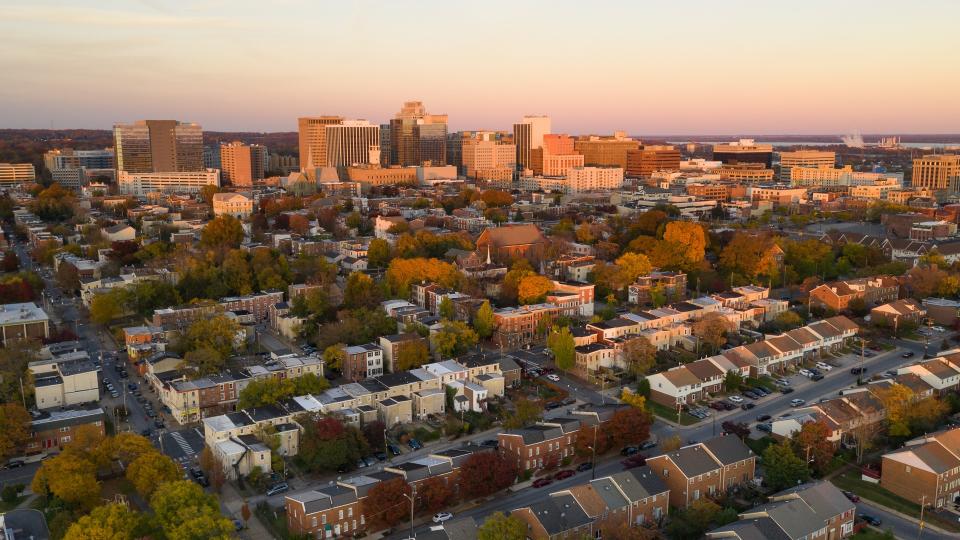 Wilmington Delaware skyline