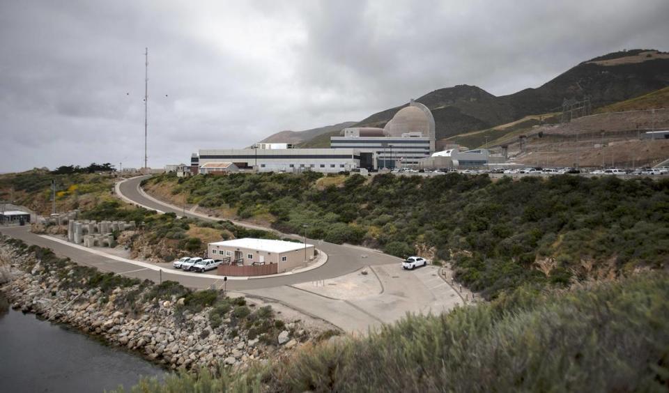 Chris Hanson, chairman of the U.S. Nuclear Regulatory Commission and Rob Lewis, acting region 4 director of the U.S. Nuclear Regulatory Commission visit the Diablo Canyon Nuclear Power Plant Thursday, May 31, 2023.