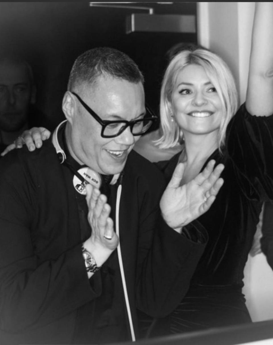 Holly Willoughby and ‘DJ’ Gok Wan were in their element (Instagram)