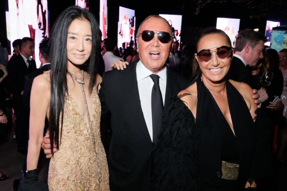 Vera Wang, Michael Kors, and Donna Karan